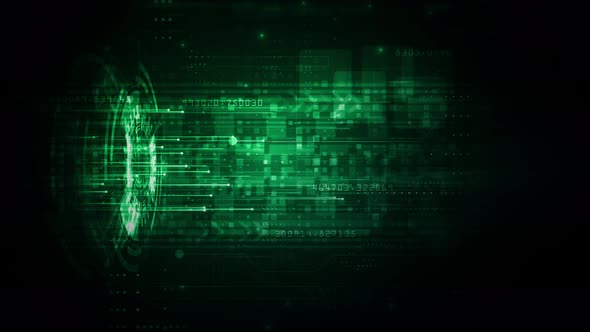 Vertical Hud Technology Abstract Background 01339