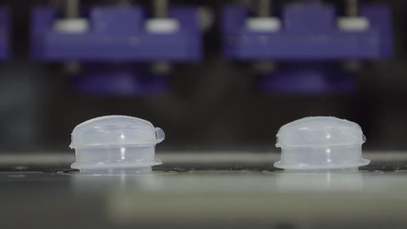 Plastic Bottles on Medical Solutions Conveyor Blow Fill Seal Technology Technique Used To Produce alt