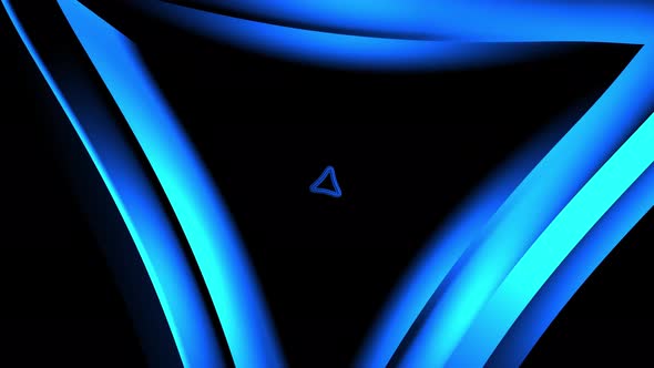 3d Triangle tunnel loop background alt