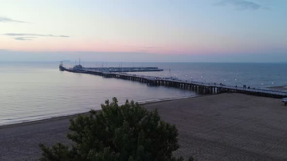 Pier During Sunrise
