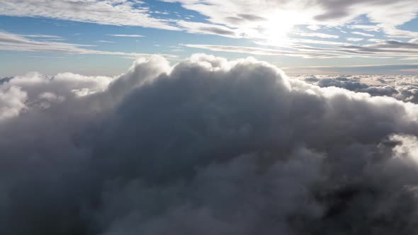 Flight Over the Cumulus Clouds