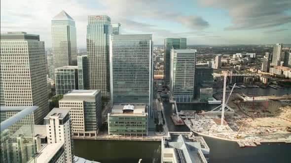 Docklands canary wharf london finance city money business offices alt