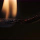 Burning Match on Black Background in Macro - VideoHive Item for Sale