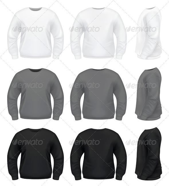 Realistic Men's Sweater - Miscellaneous Vectors