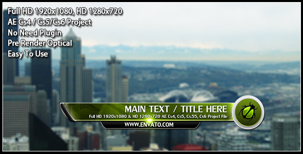 Smooth Lower Third - VideoHive 5715681