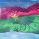4K 3D Burkina Faso Flag 