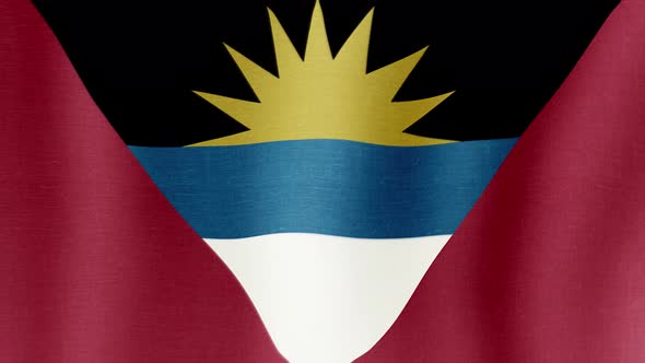 The National Flag of Antigua and Barbuda