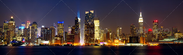 New York skyline - Stock Photo - Images