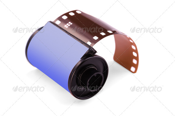 35 mm negative film - Stock Photo - Images