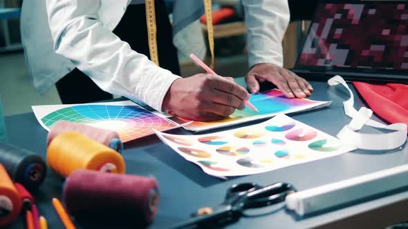 A Tailor is Sketching on the Colour Spectrum alt