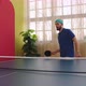 Good Looking Guy Playing on the Ping Pong Game He - VideoHive Item for Sale