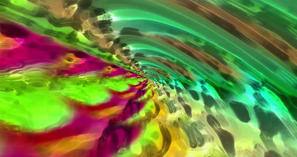 Abstract tunnel animation.Fractal vortex