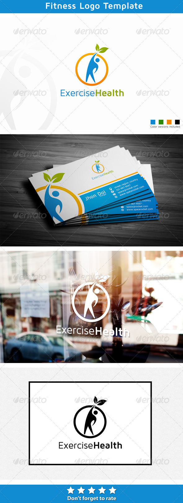 Fitness Consultant - Humans Logo Templates