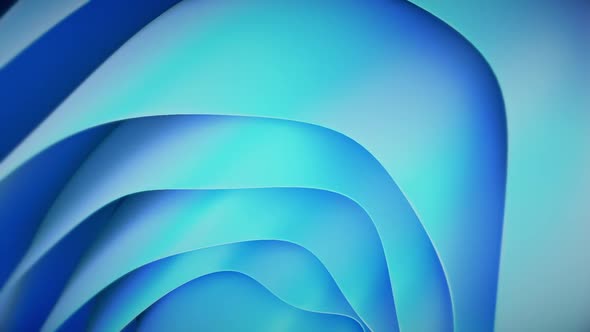 Abstract 3d Colorful Blue Shapes Background