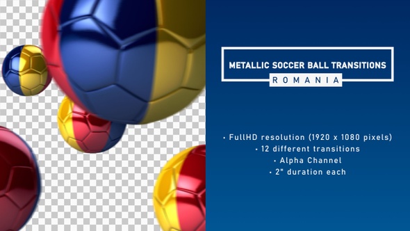Metallic Soccer Ball Transitions - Romania