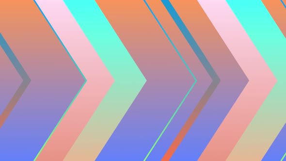 Multicolored moving abstract geometric shapes background alt