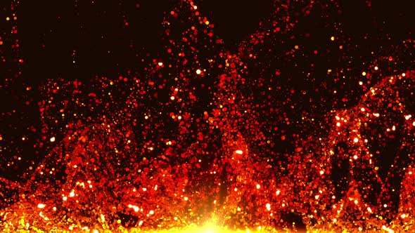 Fire Particles Background alt