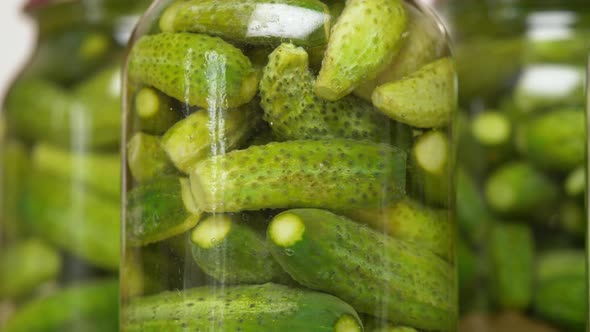Jar with Pickled Vegetables