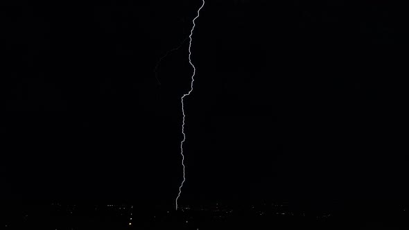 Lightning Strikes The City