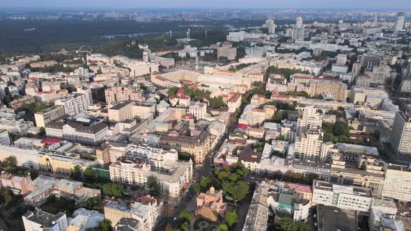 Kyiv, Ukraine Aerial View of the City. Kiev alt