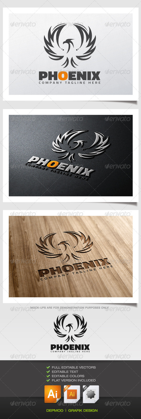 Phoenix Logo - Symbols Logo Templates