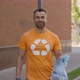 Male Volunteer is Standing and Holding a Ball with Sorted Garbage Wearing Special Uniform and Gloves - VideoHive Item for Sale