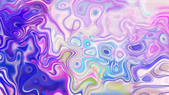 Blue Pink White Color Futuristic Holographic Marble Liquid Animated Background alt