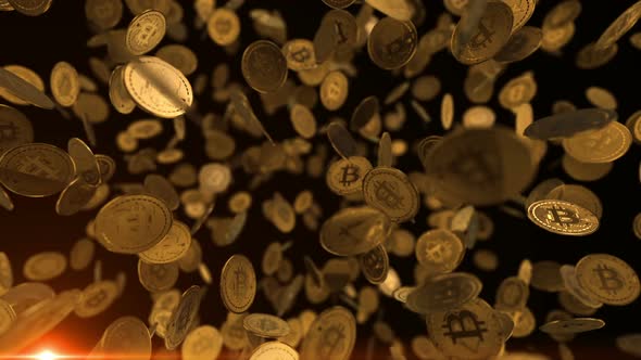 Element Bitcoin background video - bitcoin animation Video - Free Video Background Loops alt