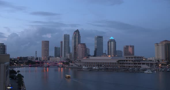 Tampa Bay City Skyline [4k]