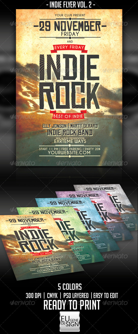 Indie Flyer Vol. 2 - Events Flyers