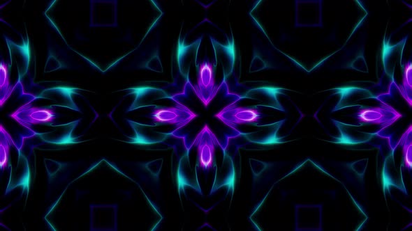 Vj Neon Kaleidoscope Loop 4K 12 alt