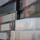 Old Videotapes Stacked on the Shelf - VideoHive Item for Sale