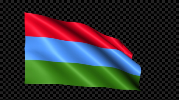 Karelia Flag Blowing In The Wind alt
