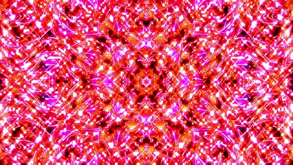 Bright abstract light governing full color, kaleidoscope,red background alt