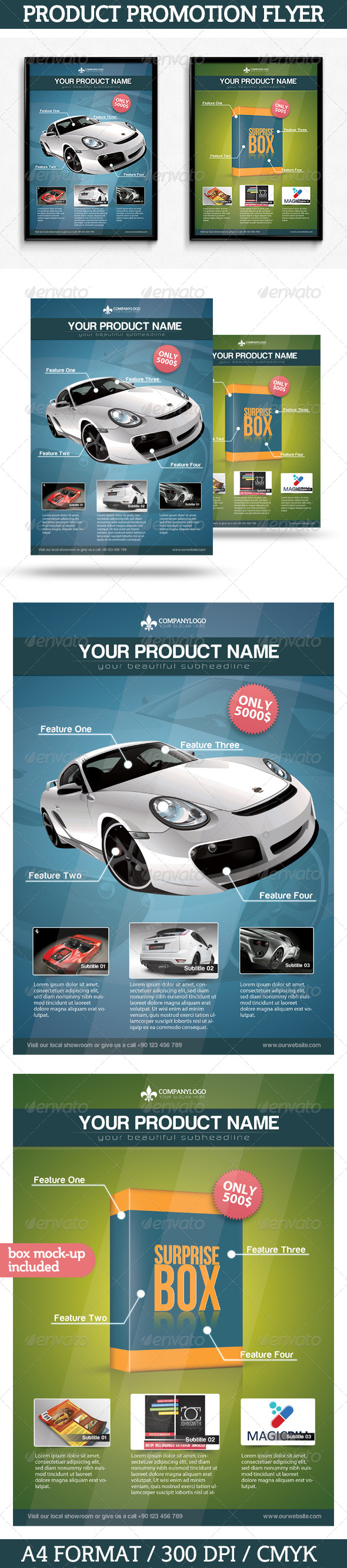 Product Promotion Flyer - Print Templates