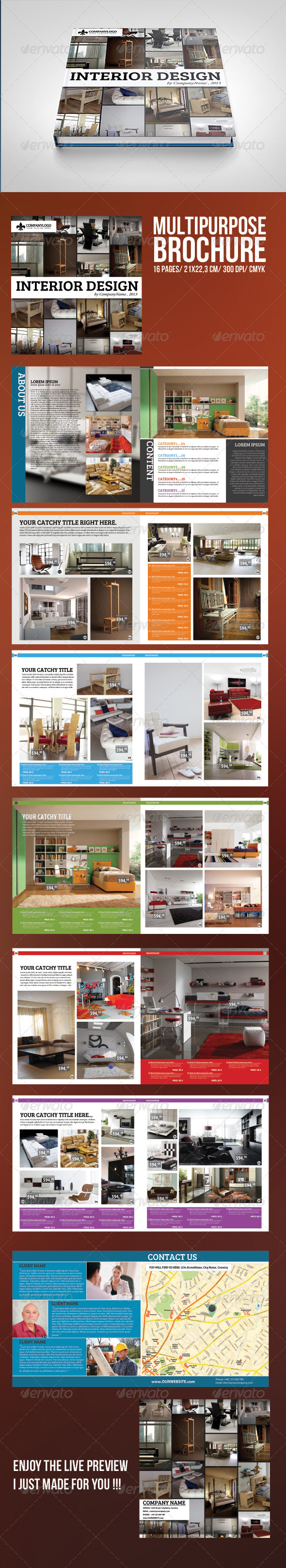 Multipurpose Brochure Template - Print Templates