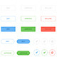 Flat Buttons, Web Elements | GraphicRiver