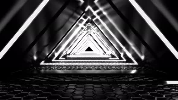 Abstract Triangle Tunnel