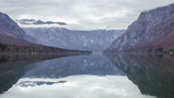 Bohinj Lake in Slovenia