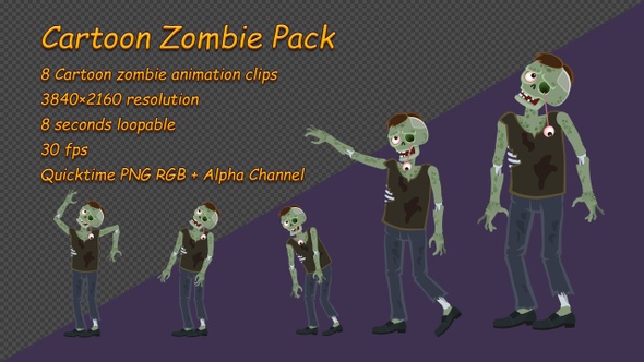 Cartoon Zombie Pack
