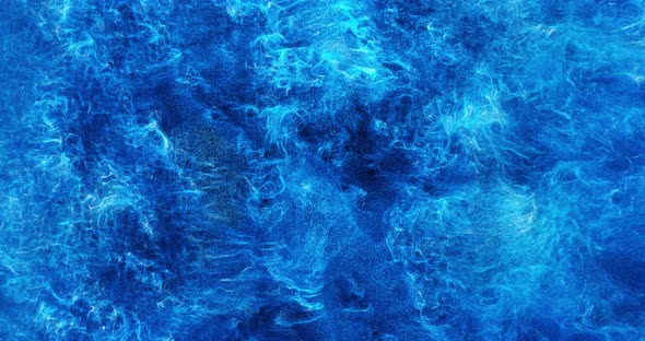 Abstract Blue wave particle Flow