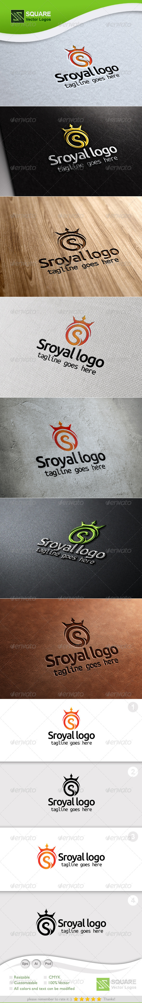 S, Crown Vector Logo Template - Letters Logo Templates