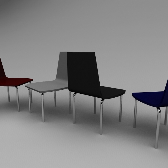 Simple Chair - 3Docean 5753609
