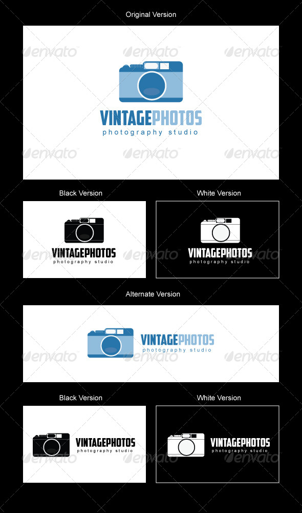 VintagePhotos Logo Design - Objects Logo Templates