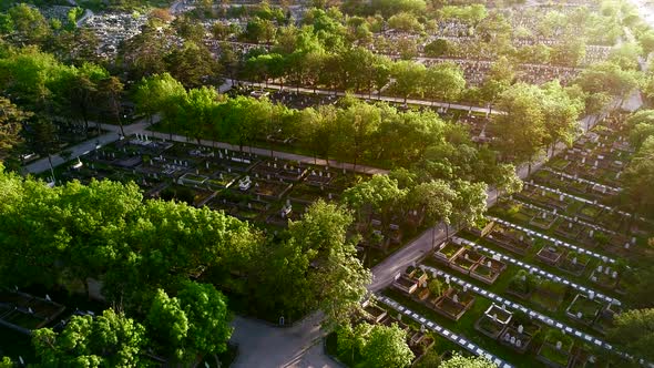 Aerial View Of Graveyard alt