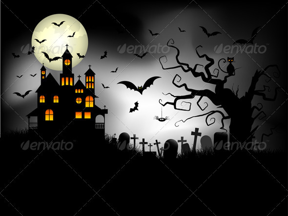 Spooky Halloween Background - Halloween Seasons/Holidays