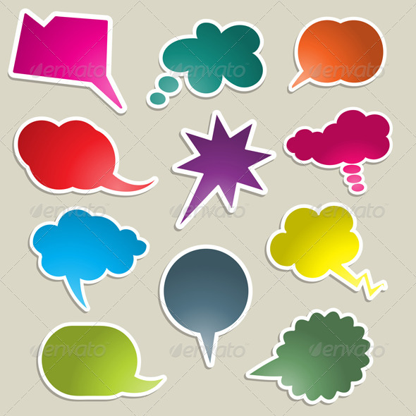 Speech bubble collection - Miscellaneous Characters