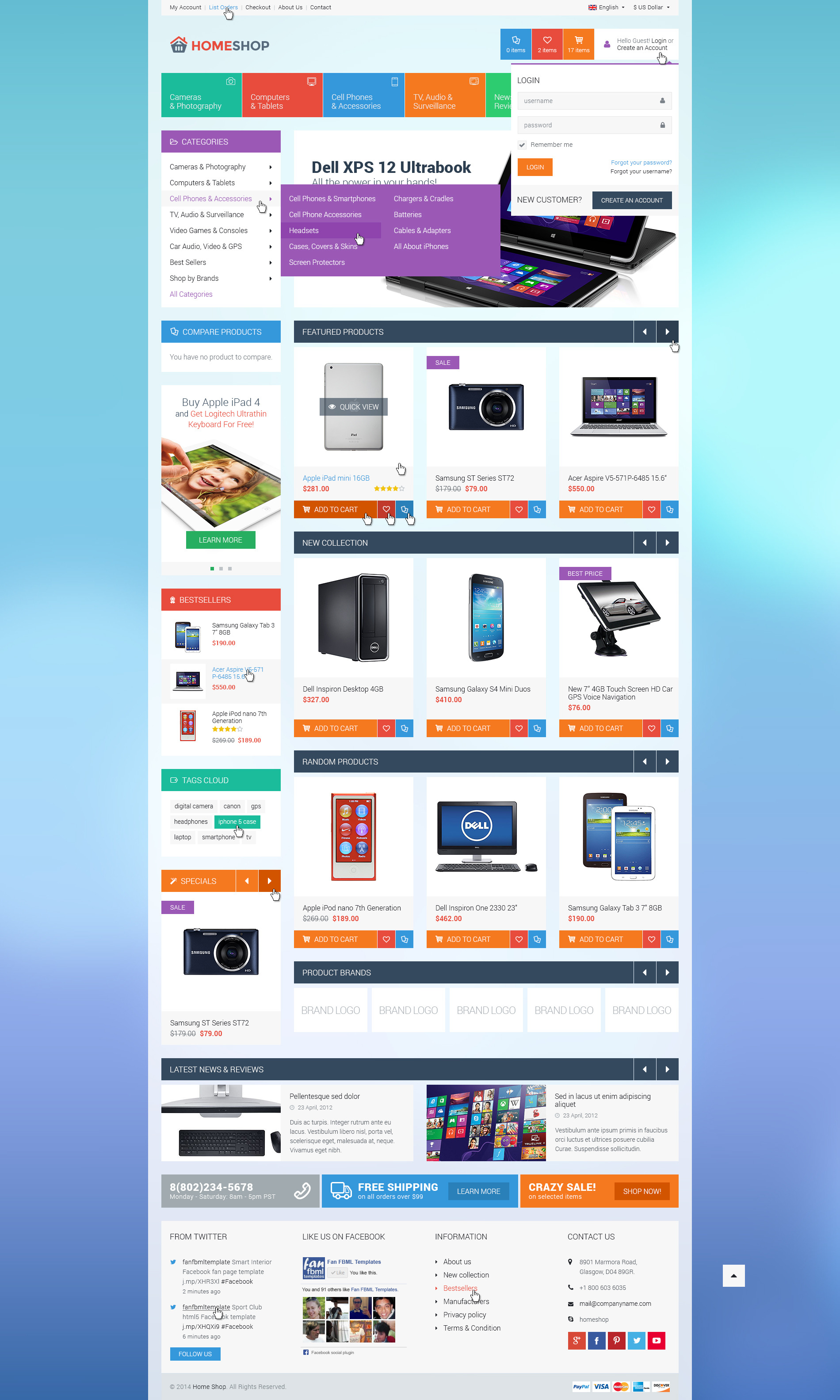Home Shop - Retail PSD Template by Monkeysan | ThemeForest