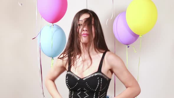 Sexy woman dancing alt