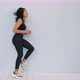 Fitness black woman doing exercises - VideoHive Item for Sale